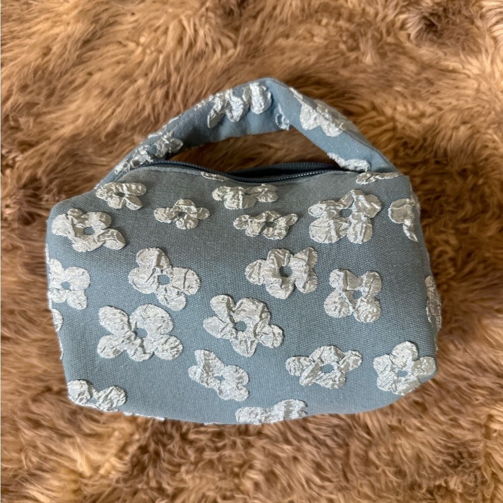 Ulta Beauty Blue Butterfly Cosmetic Bag - Picture 2 of 4